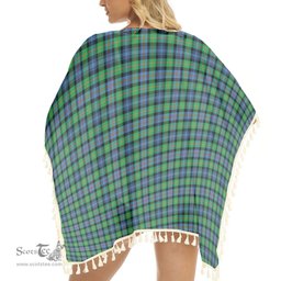 ScotsTee Shop Scottish Murray of Atholl Ancient Tartan Square Fringed Shawl