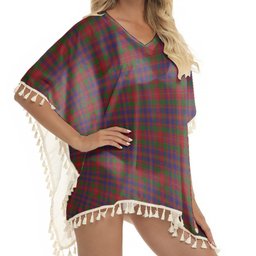 ScotsTee Shop Scottish MacIntyre of Gatehouse Tartan Square Fringed Shawl