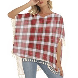 ScotsTee Shop Scottish McFie Dress Ancient Tartan Square Fringed Shawl