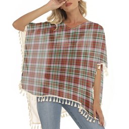 ScotsTee Shop Scottish MacAlister Dress Tartan Square Fringed Shawl