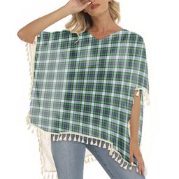ScotsTee Shop Scottish McKenzie Dress Modern Tartan Square Fringed Shawl