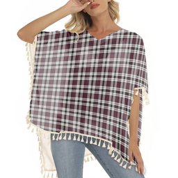 ScotsTee Shop Scottish Little Dress Modern Tartan Square Fringed Shawl