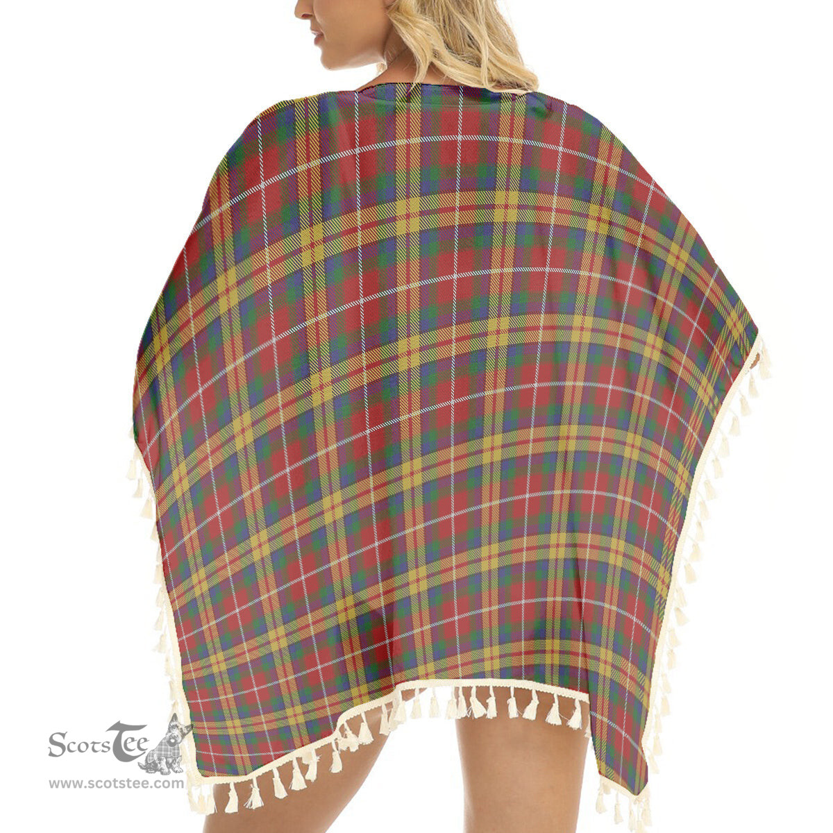 ScotsTee Shop Scottish Young Presidents Organisation Dress Tartan Square Fringed Shawl