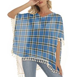 ScotsTee Shop Scottish MacTavish Dress Modern Tartan Square Fringed Shawl