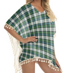 ScotsTee Shop Scottish Graham Dress Ancient Tartan Square Fringed Shawl