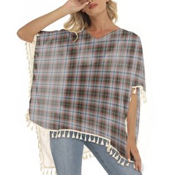 ScotsTee Shop Scottish Innes Red Dress Dance Tartan Square Fringed Shawl