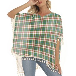 ScotsTee Shop Scottish Robertson Dress Ancient Tartan Square Fringed Shawl