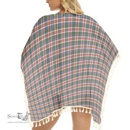 ScotsTee Shop Scottish Robertson Dress #2 Ancient Tartan Square Fringed Shawl