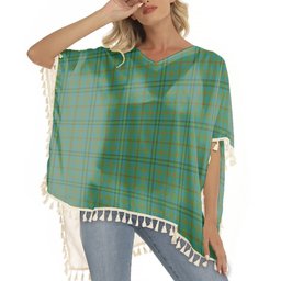 ScotsTee Shop Scottish Moncreiffe of Atholl Ancient Tartan Square Fringed Shawl