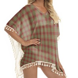 ScotsTee Shop Scottish McGillivray Hunting Ancient Tartan Square Fringed Shawl