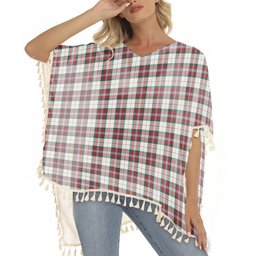 ScotsTee Shop Scottish McLean Dress Modern Tartan Square Fringed Shawl