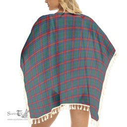 ScotsTee Shop Scottish Jardine Dress Modern Tartan Square Fringed Shawl
