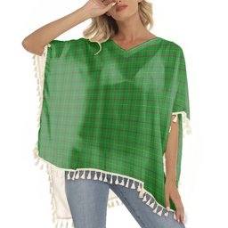 ScotsTee Shop Scottish Tribe of Mar Tartan Square Fringed Shawl