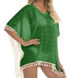 ScotsTee Shop Scottish Tribe of Mar Tartan Square Fringed Shawl