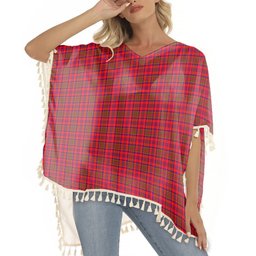 ScotsTee Shop Scottish Murray of Tulloch Modern Tartan Square Fringed Shawl
