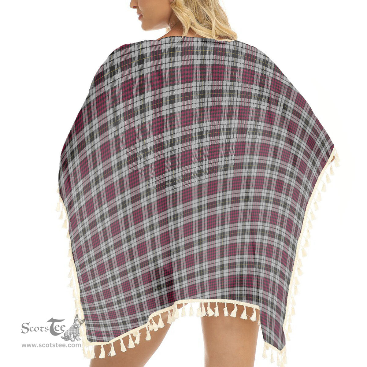 ScotsTee Shop Scottish Little Dress Tartan Square Fringed Shawl