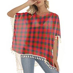 ScotsTee Shop Scottish McNeacail of Scorrybreac Tartan Square Fringed Shawl