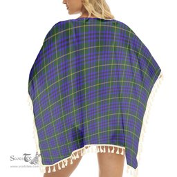 ScotsTee Shop Scottish Marshall of Keith Tartan Square Fringed Shawl