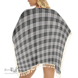 ScotsTee Shop Scottish McPherson Dress Tartan Square Fringed Shawl