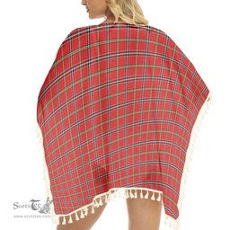 ScotsTee Shop Scottish Meldrum Dress Modern Tartan Square Fringed Shawl