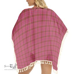 ScotsTee Shop Scottish Lumsden of Clova Modern Tartan Square Fringed Shawl
