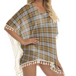 ScotsTee Shop Scottish MacKellar Dress Reproduction colours Tartan Square Fringed Shawl