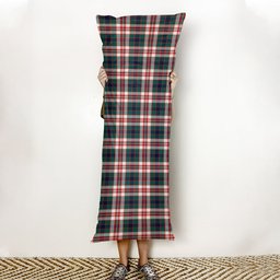 ScotsTee Shop Scottish Robertson Dress Modern Tartan Body Pillow