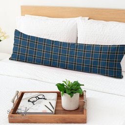 ScotsTee Shop Scottish Thompson Society Dress Blue Tartan Body Pillow