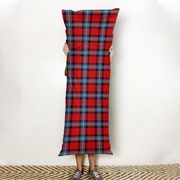 ScotsTee Shop Scottish Baillie of Polkemmet Red Modern Tartan Body Pillow