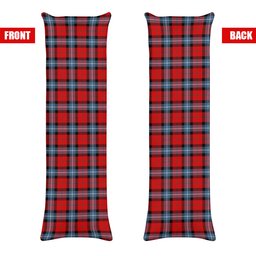 ScotsTee Shop Scottish Baillie of Polkemmet Red Modern Tartan Body Pillow