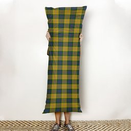 ScotsTee Shop Scottish Fraser Yellow Tartan Body Pillow