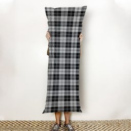 ScotsTee Shop Scottish Erskine Black and White Tartan Body Pillow