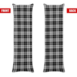 ScotsTee Shop Scottish Erskine Black and White Tartan Body Pillow