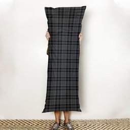 ScotsTee Shop Scottish Drummond Grey Tartan Body Pillow