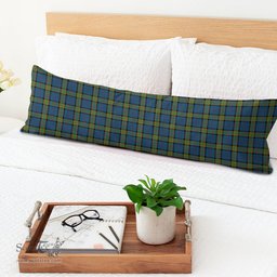 ScotsTee Shop Scottish Dalrymple M of Oxenfoord Tartan Body Pillow
