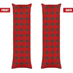 ScotsTee Shop Scottish Donald of the Isles Red Modern Tartan Body Pillow