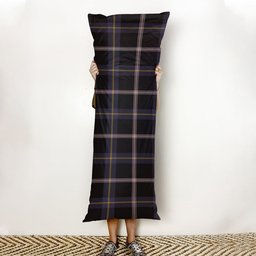 ScotsTee Shop Scottish Navy Dress Blue Tartan Body Pillow