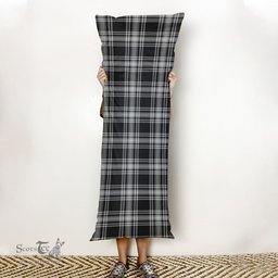 ScotsTee Shop Scottish Menzies Black and White Tartan Body Pillow