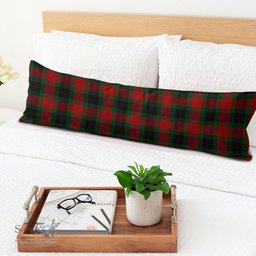 ScotsTee Shop Scottish Skene of Cromar Black Tartan Body Pillow