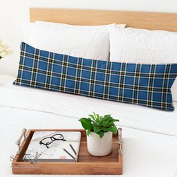 ScotsTee Shop Scottish Thompson Society Dress Blue Modern Tartan Body Pillow