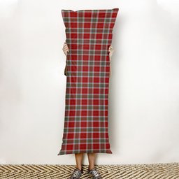 ScotsTee Shop Scottish MacLean of Duart Dress Red Tartan Body Pillow
