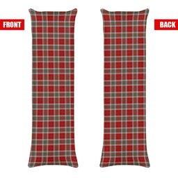 ScotsTee Shop Scottish MacLean of Duart Dress Red Tartan Body Pillow