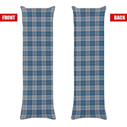 ScotsTee Shop Scottish Menzies Dress Blue and White Tartan Body Pillow