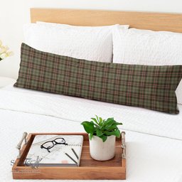 ScotsTee Shop Scottish Scott Green Weathered Tartan Body Pillow