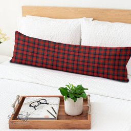 ScotsTee Shop Scottish Robertson White line New Modern Tartan Body Pillow