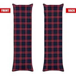 ScotsTee Shop Scottish Graham of Menteith Red Modern Tartan Body Pillow