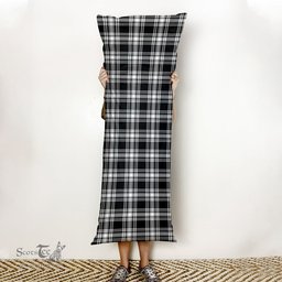 ScotsTee Shop Scottish Menzies Black & White Modern Tartan Body Pillow