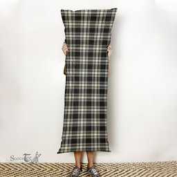 ScotsTee Shop Scottish Menzies Black & White Ancient Tartan Body Pillow