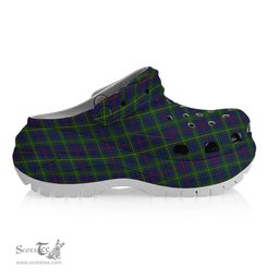 ScotsTee Shop Scottish Bailey, The House of Women's Tartan Height Increasing Clogs