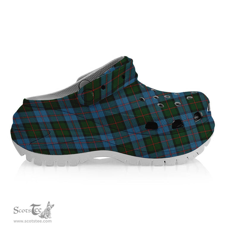 ScotsTee Shop Scottish Ayrton Women's Tartan Height Increasing Clogs